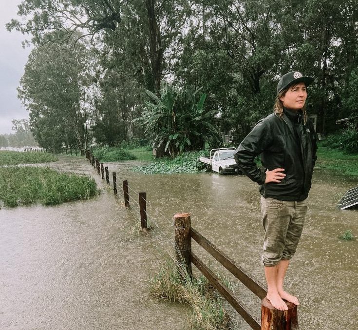 Floods at Woodburn cause destruction on family farm