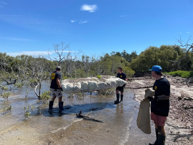 Oyster farmers clean up estuaries