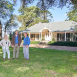 The Downes of Brownlow Farm in front of their homestead