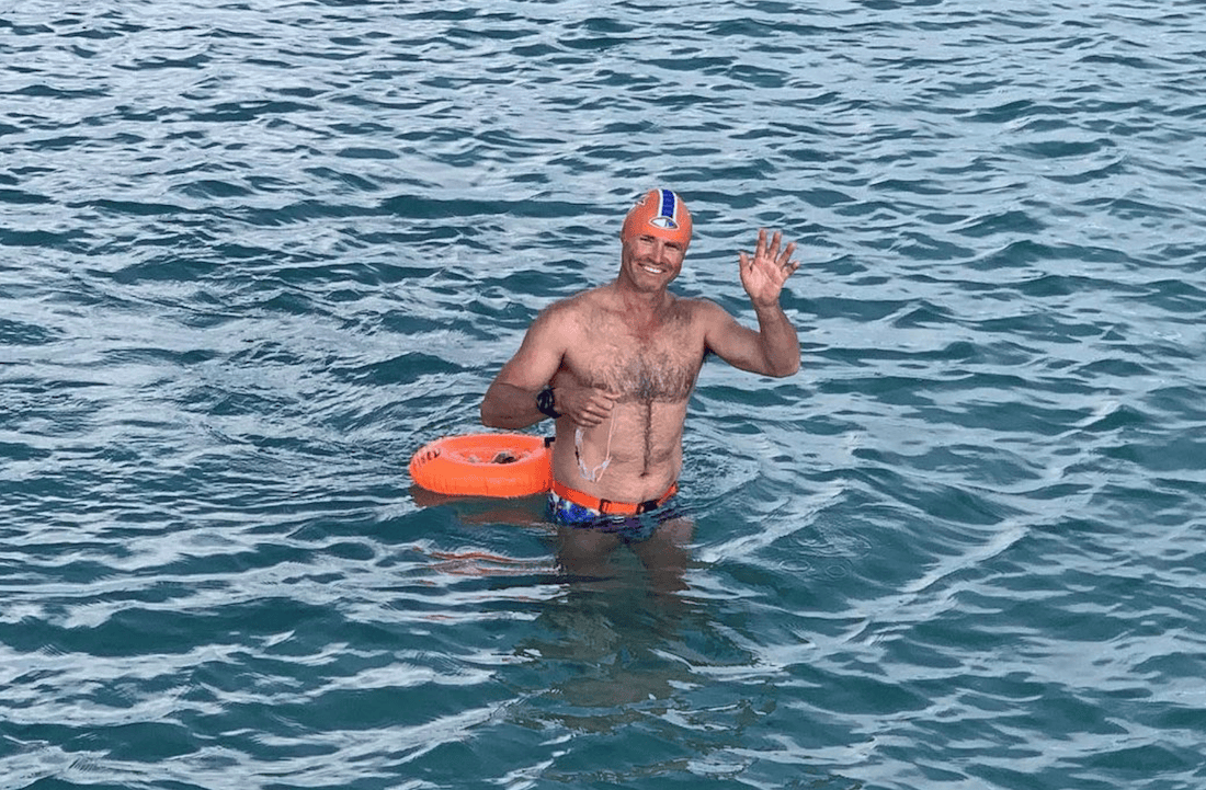 Broken Hill farmer swims the English Channel